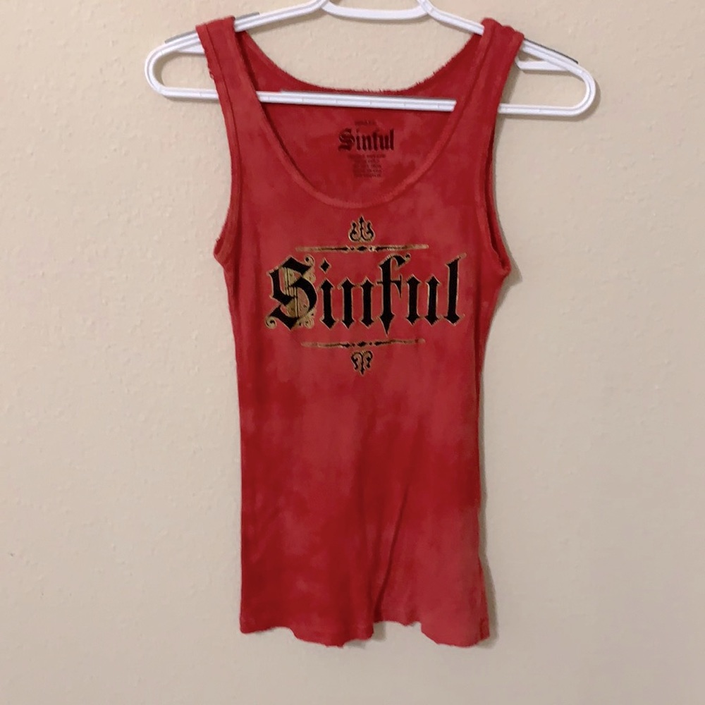 Sinful Distressed Tank Top